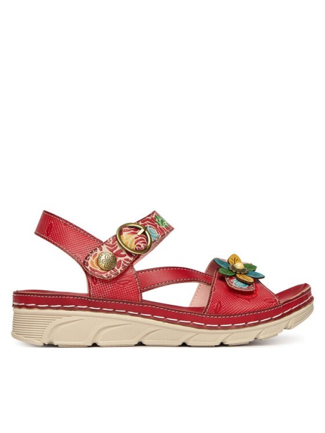 Laura Vita Sandały Dorry 21 Czerwony