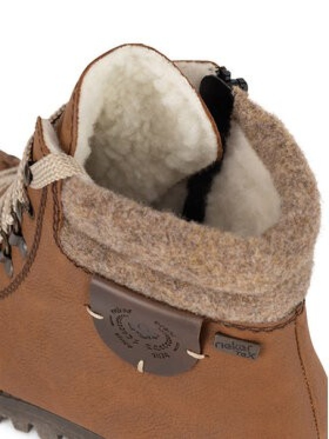 Rieker Botki 785F8-22 Brązowy