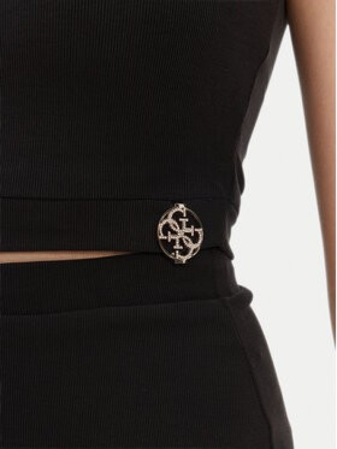 Guess T-Shirt W5YP14 KAQL2 Czarny Regular Fit