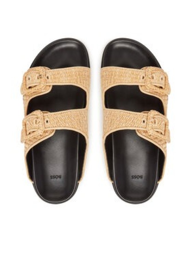 BOSS Klapki Freyah Slide 50542333 Beżowy