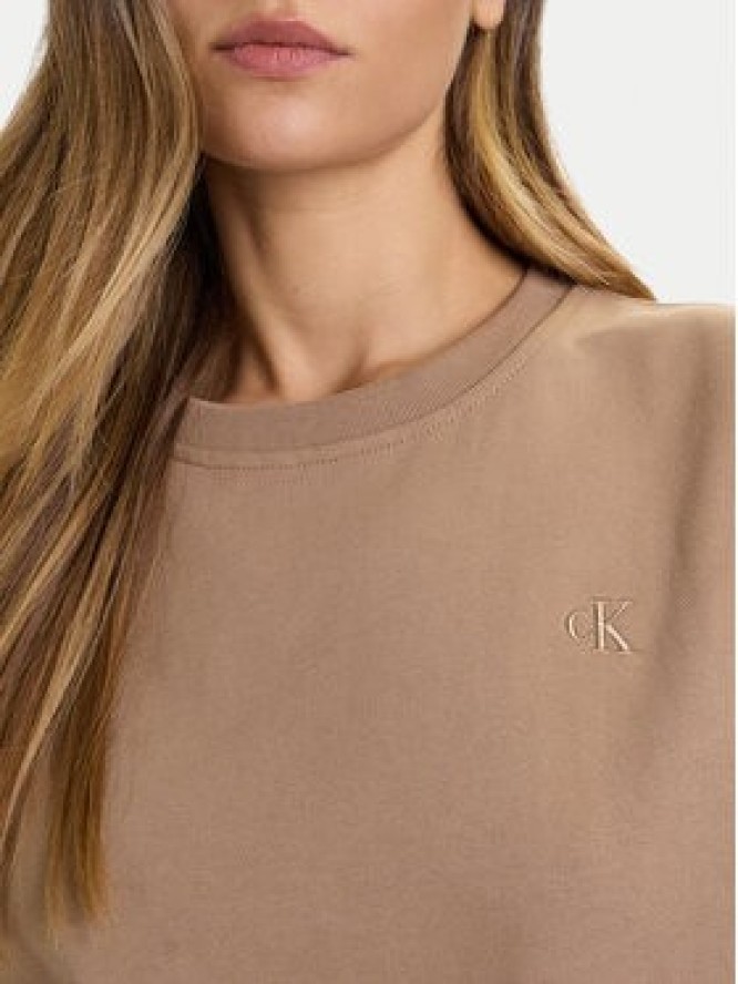 Calvin Klein Jeans Bluza Archive LV047B236G Brązowy Relaxed Fit