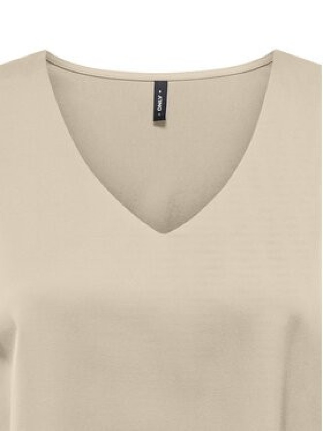 ONLY Bluzka Mika 15361191 Brązowy Regular Fit