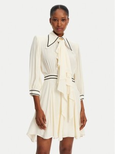 Babylon Sukienka codzienna S00856 Écru Regular Fit