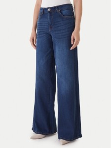 Fracomina Jeansy FP25WV3015D46002 Granatowy Wide Leg