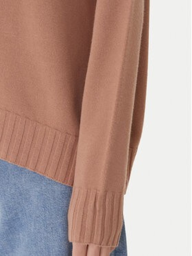 Kontatto Sweter 3M0808C Beżowy Relaxed Fit
