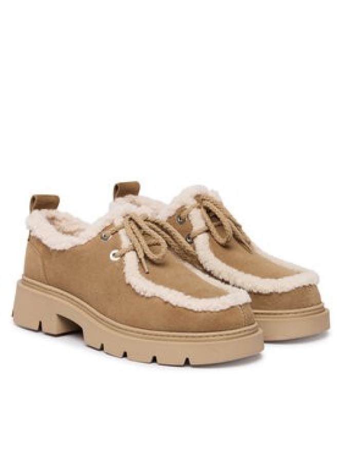 Inuikii Półbuty Mocabee Curly 1015.003.0011 Beżowy