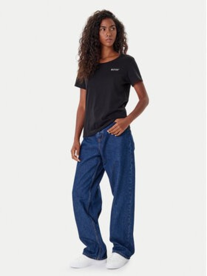 Mustang T-Shirt Alma 1016748 Czarny Regular Fit