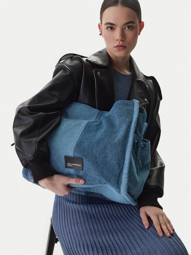 Karl Lagerfeld Jeans Torebka B1W50007 Niebieski