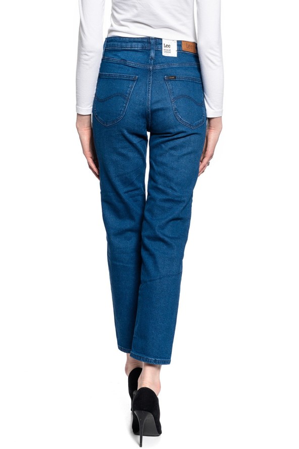 LEE REGURAL STRAIGHT CAROL DAMSKIE SPODNIE JEANSOWE DARK WORN L30ULTHF 112106767