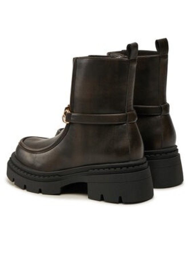 TWINSET Botki 242TGT110 Brązowy