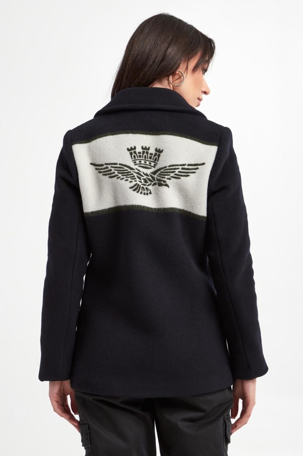 Płaszcz damski wełniany AERONAUTICA MILITARE