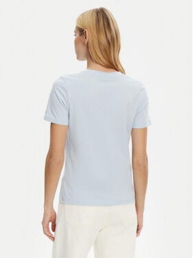 Tommy Hilfiger T-Shirt WW0WW45428 Błękitny Regular Fit