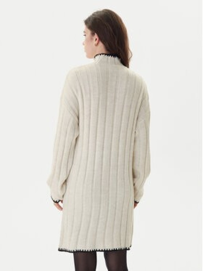 ONLY Sukienka dzianinowa Chick Stitch 15366020 Beżowy Loose Fit