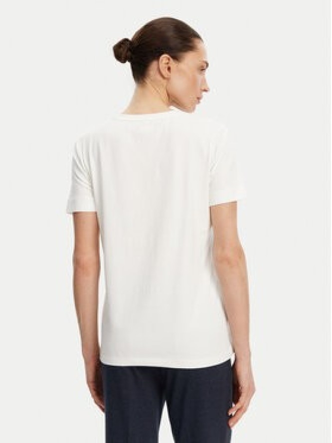 Olsen T-Shirt 11105029 Biały Slim Fit