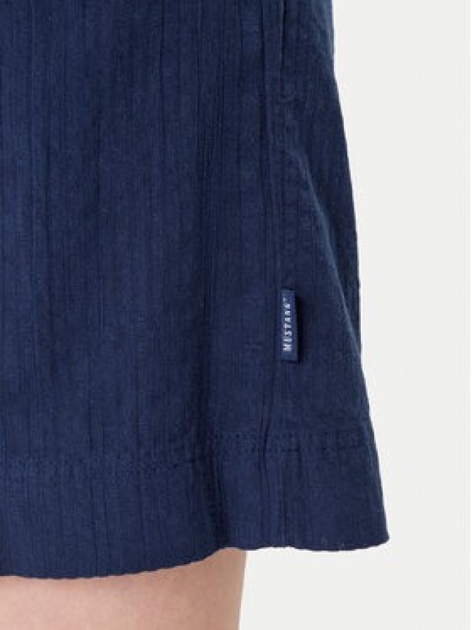 Mustang Szorty materiałowe Darrah 1016586 Granatowy Relaxed Fit