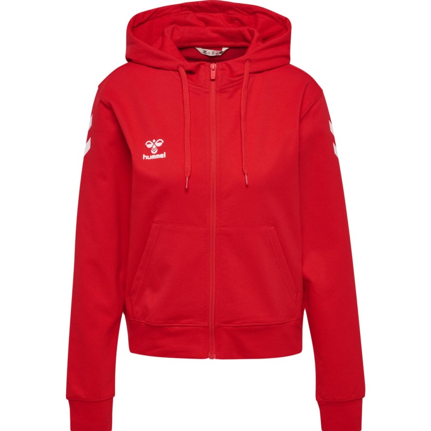 Damska bluza z kapturem zapinana na zamek Hummel Go 2.0 Chevron