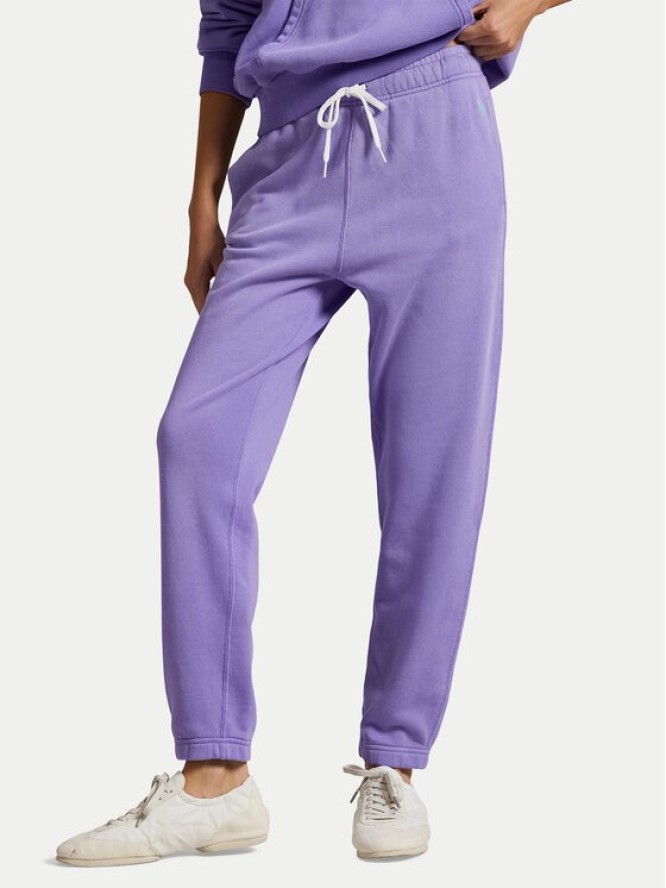 Polo Ralph Lauren Spodnie dresowe 211971694006 Fioletowy Tapered Fit