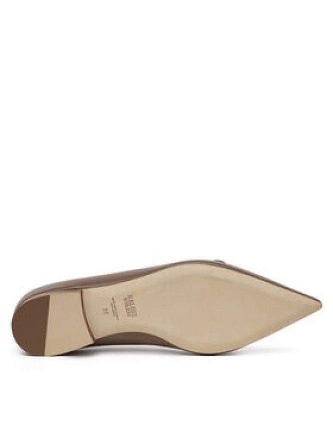 MALONE SOULIERS Baleriny Hedy Flat 10-2 Brązowy
