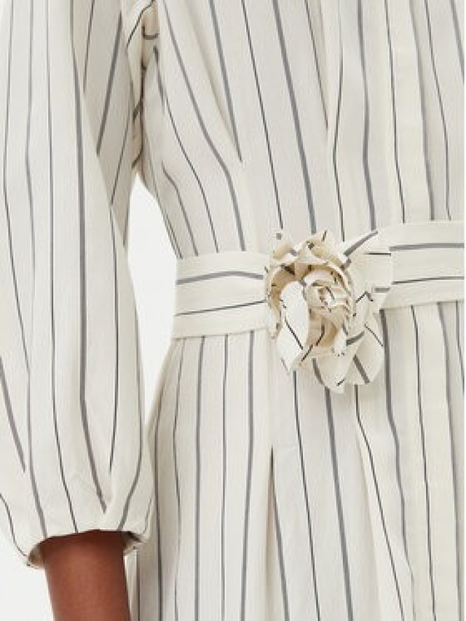 Marella Sukienka koszulowa Denis 2513221111200 Biały Regular Fit