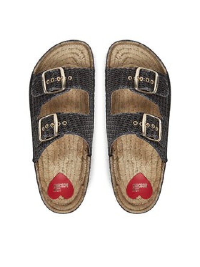 LOVE MOSCHINO Espadryle JA28393G0MJQ0000 Szary