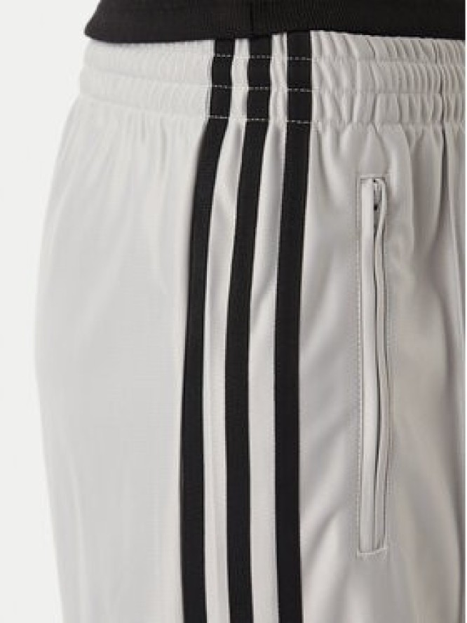adidas Spodnie dresowe Metallic Firebird KS9973 Szary jasny Wide Leg