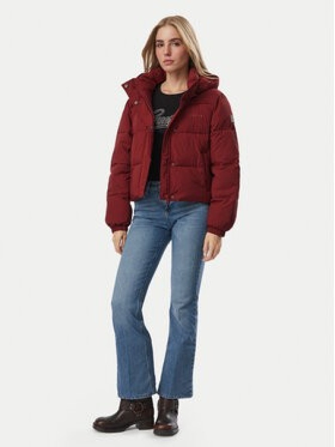 Guess Jeans Kurtka zimowa W6BL25 W3788 Bordowy Regular Fit