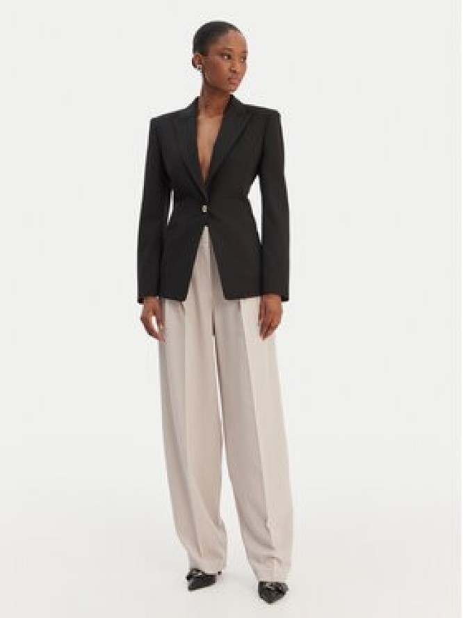 Patrizia Pepe Spodnie materiałowe 8P0794/A498-S748 Szary Regular Fit