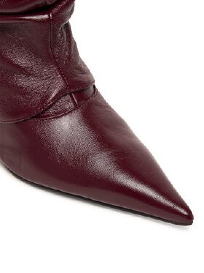 Naked Wolfe Kozaki Stated Bordowy