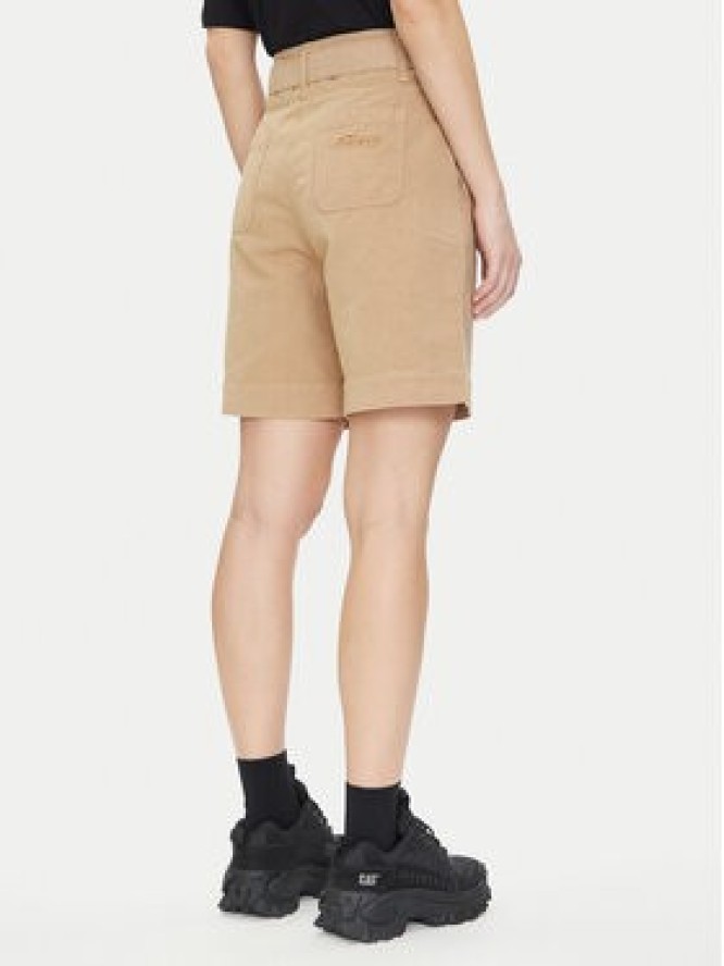 Napapijri Szorty materiałowe N Nice W NP0A4IEX Beżowy Loose Fit