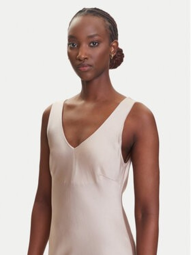 Dixie Sukienka wieczorowa A782W039A Beżowy Regular Fit