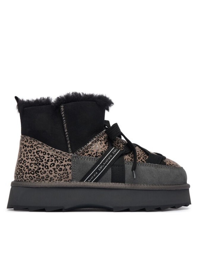EMU Australia Śniegowce Blurred Micro Patchwork Leo W13332 Brązowy