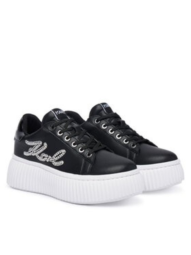 KARL LAGERFELD Sneakersy KL42311P Czarny