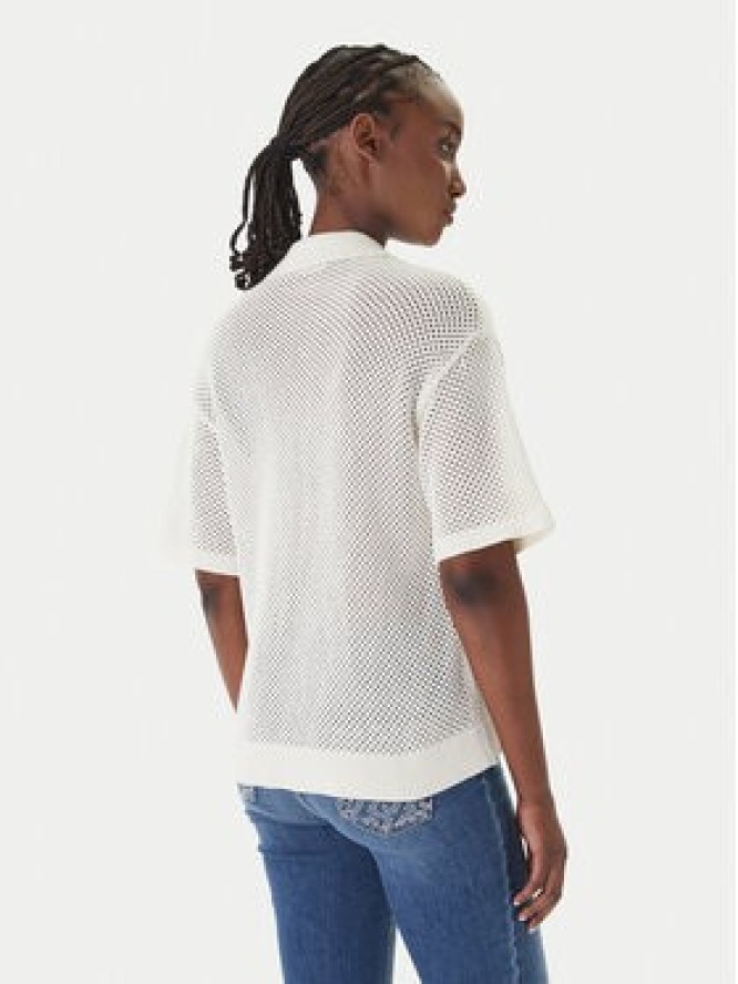 Liu Jo Sport Polo TA6110 MS71G Écru Regular Fit