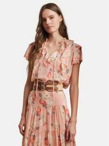 LAUREN RALPH LAUREN Bluzka 200963698001 Różowy Relaxed Fit