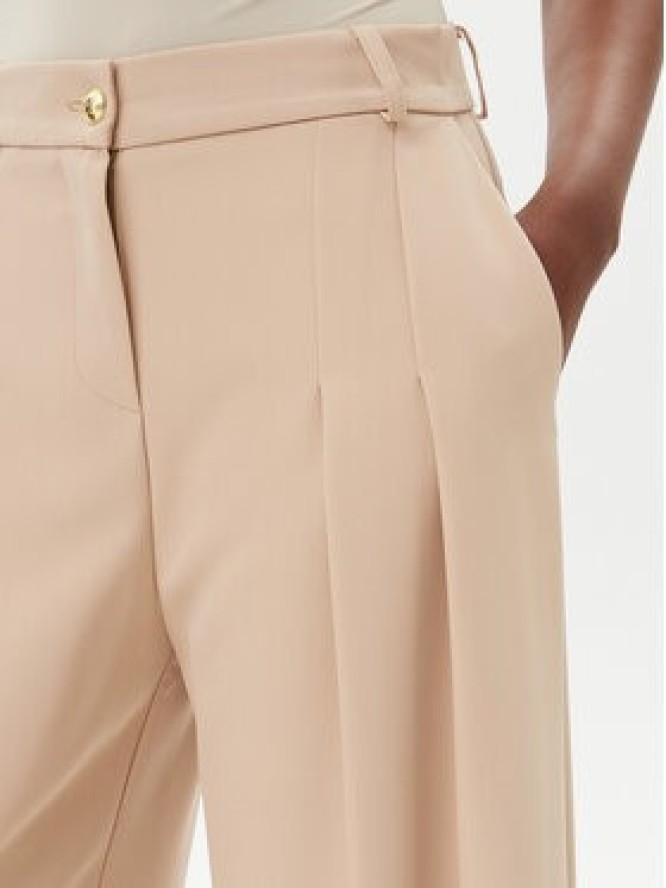 Maryley Spodnie materiałowe 25EB579/43PG Beżowy Regular Fit