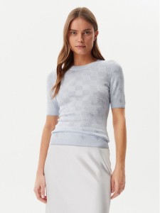 Guess Sweter W5GR20 Z3D60 Niebieski Regular Fit