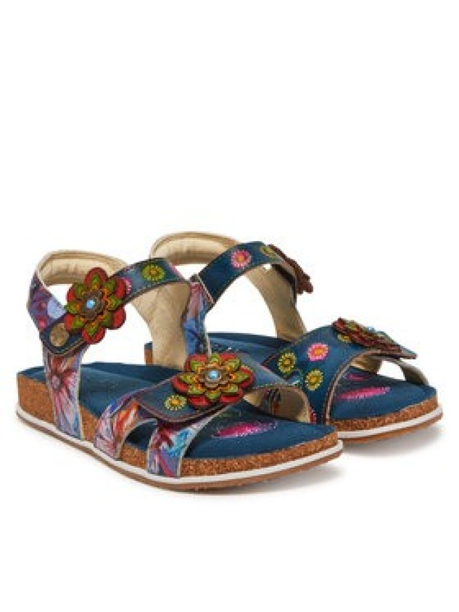 Laura Vita Sandały Brcyano 12 Granatowy