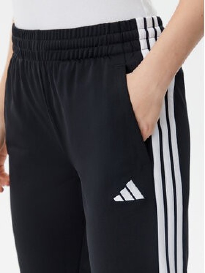 adidas Spodnie dresowe Tricot 3-Stripes JF3383 Czarny Regular Fit