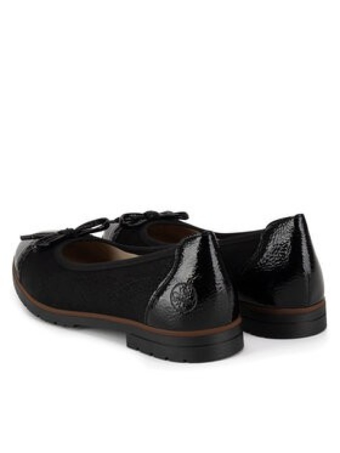 Rieker Baleriny 45358-00 Czarny