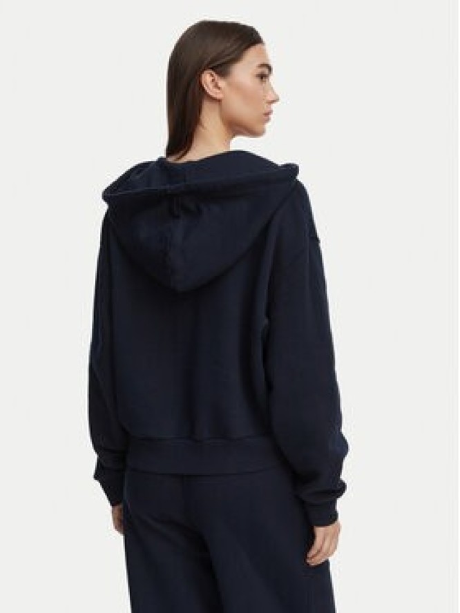 Tommy Hilfiger Bluza Terry WW0WW47845 Granatowy Relaxed Fit