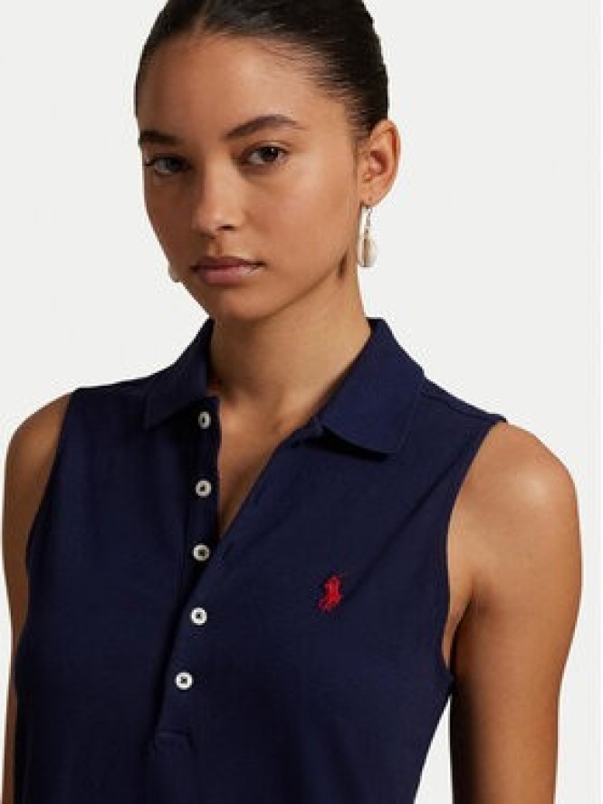 Polo Ralph Lauren Sukienka codzienna 211968292002 Granatowy Regular Fit