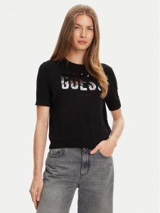 Guess Sweter W5YR25 Z2NQ2 Czarny