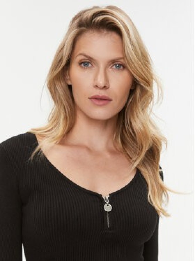 Morgan Sweter 232-MBANZA Czarny Slim Fit