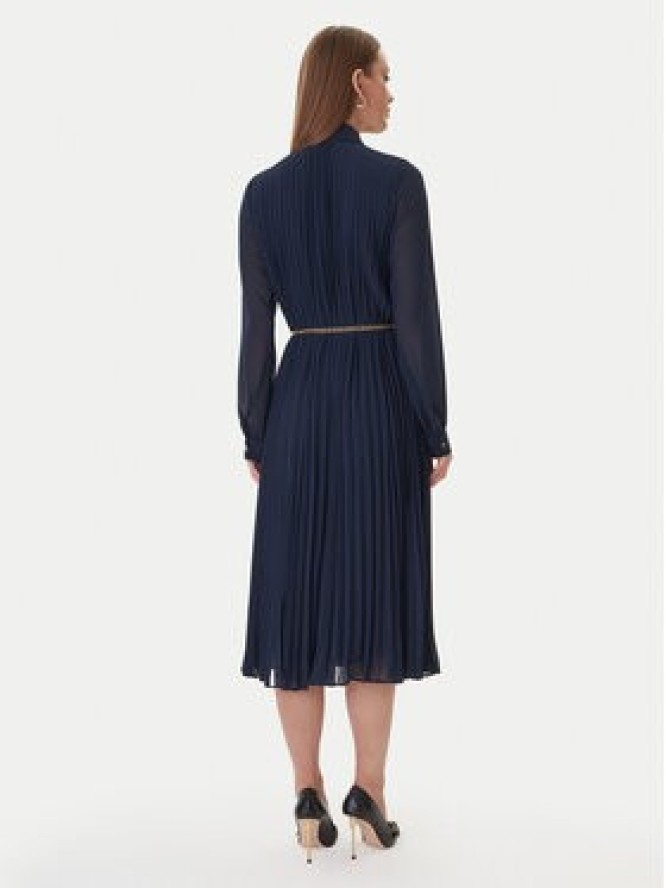 MICHAEL Michael Kors Sukienka koszulowa MF5838A7R3 Granatowy Regular Fit