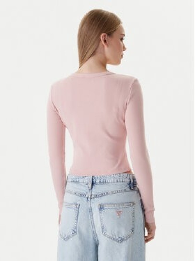 Guess Kardigan V6RP06 K8RT2 Różowy Regular Fit