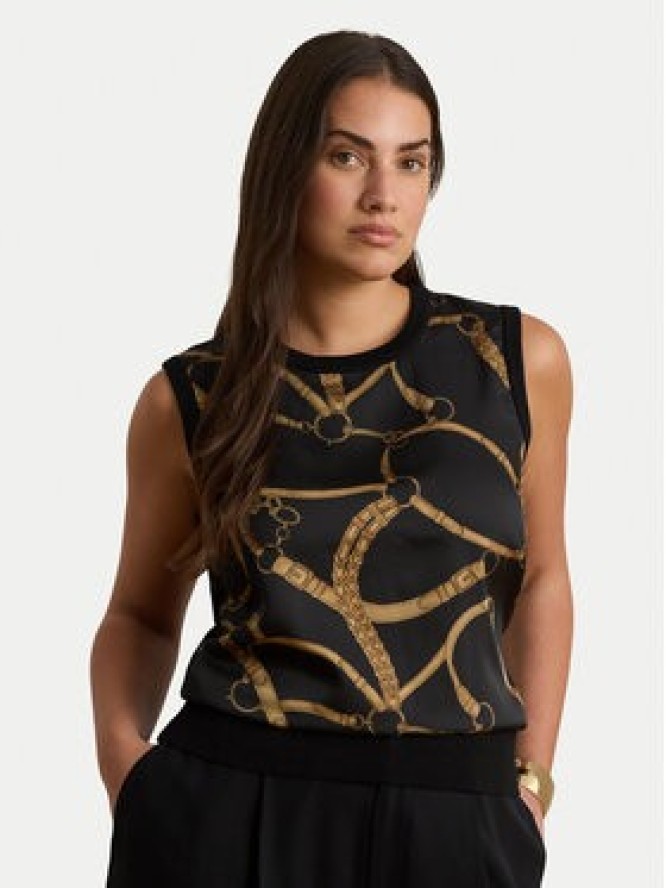 LAUREN RALPH LAUREN Bluzka 200P13976001 Czarny Regular Fit