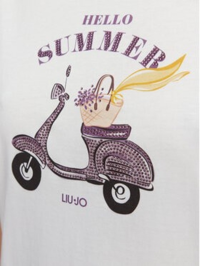 Liu Jo T-Shirt WA6502 JS923 Biały Regular Fit