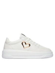 LOVE MOSCHINO Sneakersy JA15485G0OIA0100 Biały