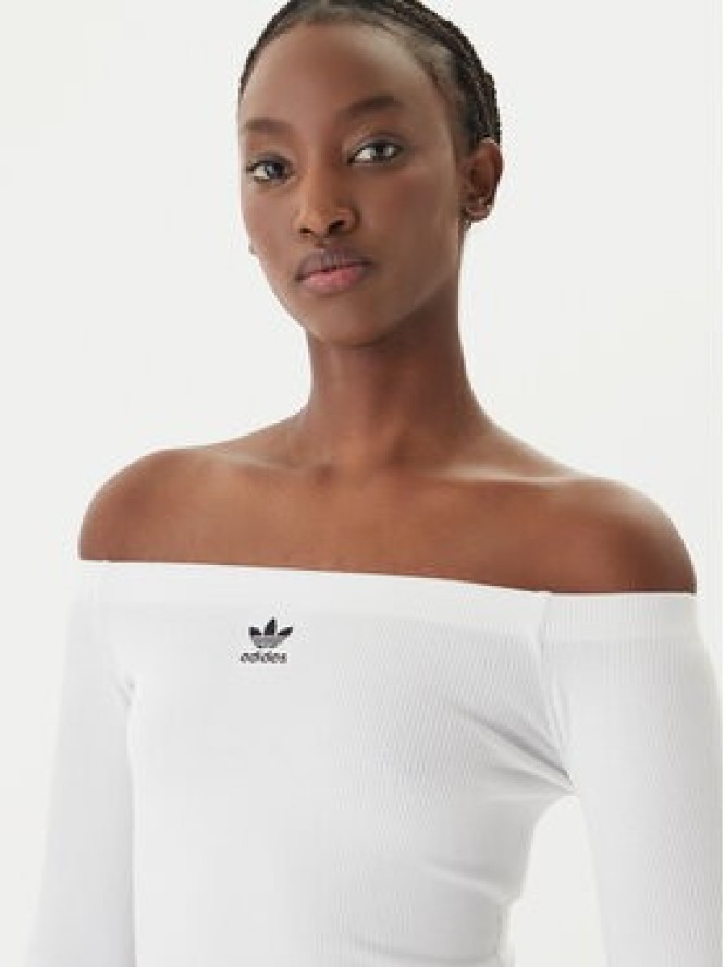 adidas Bluzka Essentials KE3153 Biały Slim Fit