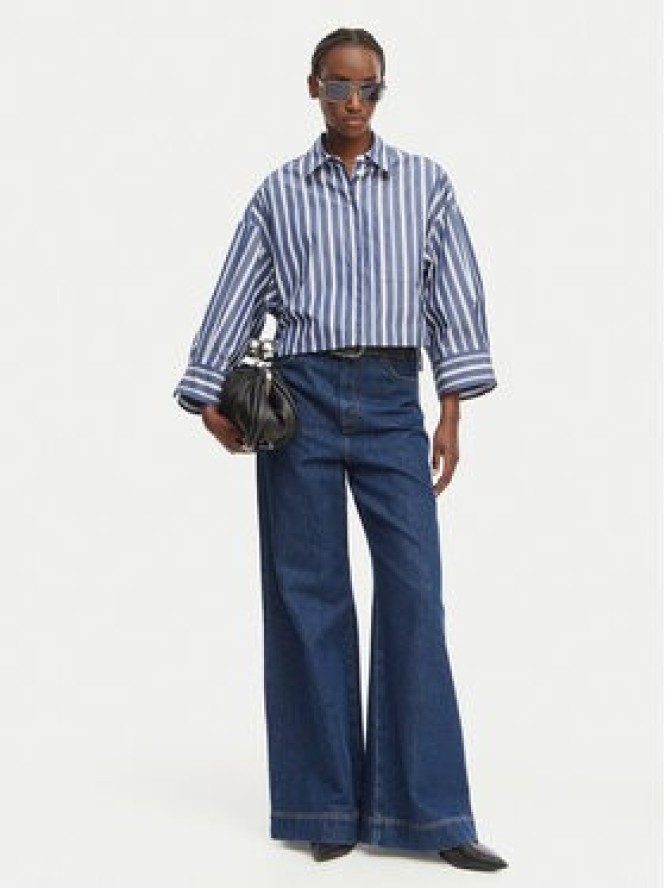 MAX&Co. Koszula Camicia 2616111054200 Granatowy Regular Fit